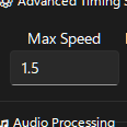 Max Speed